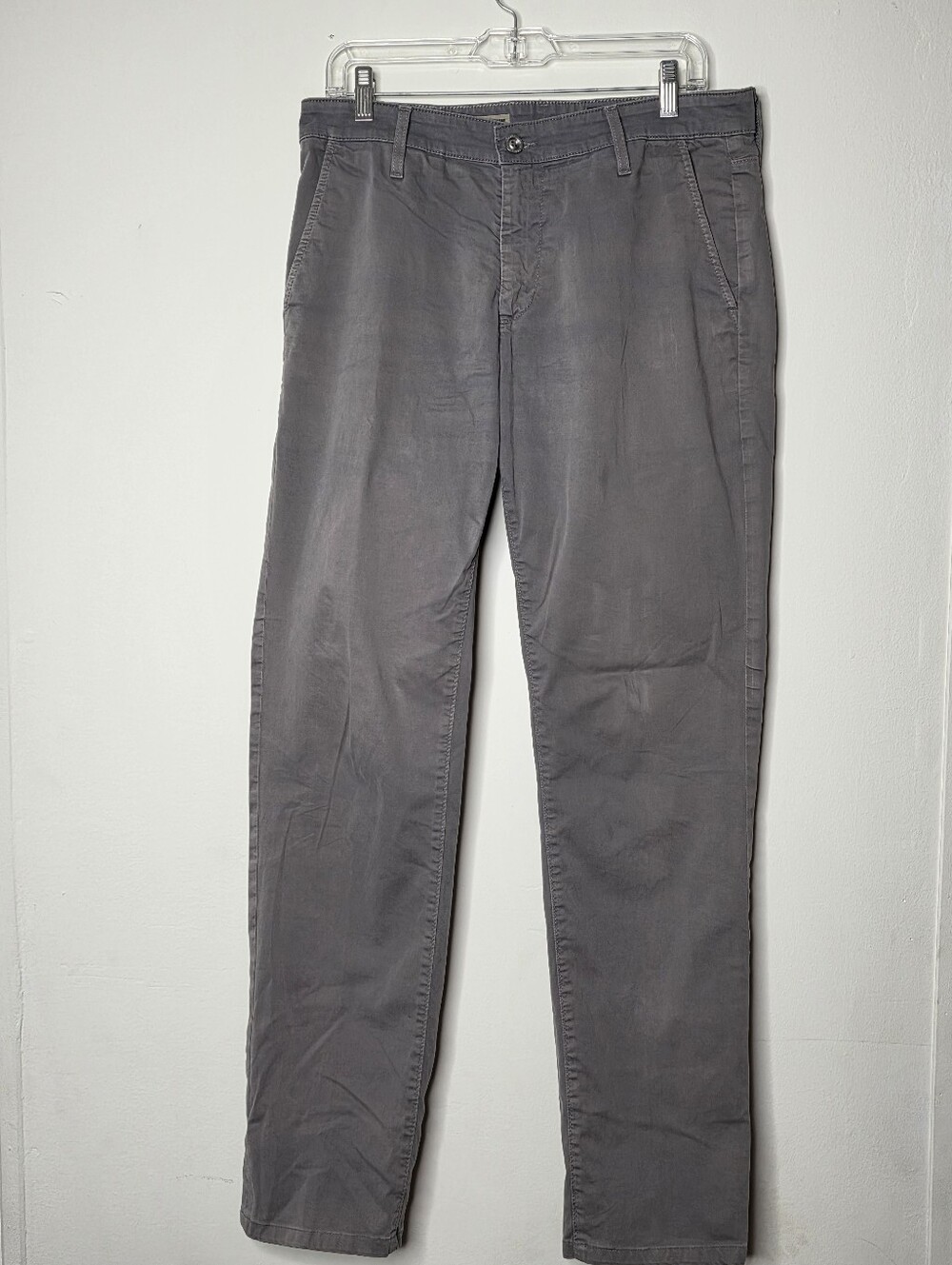 Adriano Goldschmied AG Graduate Trouser Men’s 32R Tailored Leg Green Label Gray